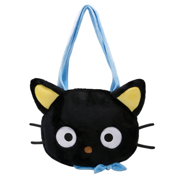 Sanrio Chococat Face Plush Tote Bag - Picture 1 of 8
